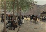 Jean Beraud - Bilder Gemälde - Avenue Parisienne