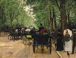 Jean Beraud - Bilder Gemälde - Bois de Boulogne