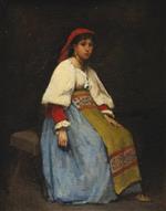 Jean Beraud  - Bilder Gemälde - Italian Girl