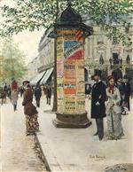 Jean Beraud  - Bilder Gemälde - M. et Mme Galin devant le Jockey Club