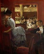 Jean Beraud  - Bilder Gemälde - The Box by the Stalls