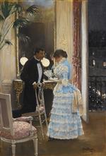 Jean Beraud  - Bilder Gemälde - The Conversation