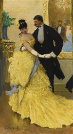 Jean Beraud  - Bilder Gemälde - The Dance