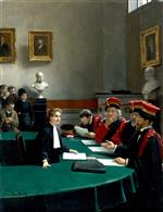 Jean Beraud  - Bilder Gemälde - The Doctoral Jury