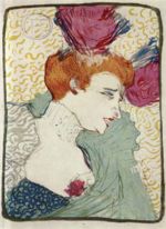 Henri de Toulouse Lautrec - Bilder Gemälde - Marcelle Lender in »Chilperic«