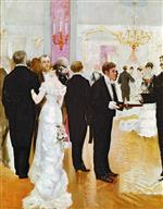 Jean Beraud  - Bilder Gemälde - The Wedding Reception