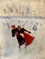 Jean Beraud  - Bilder Gemälde - Women Skating