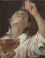 Annibale Carracci - Bilder Gemälde - Boy Drinking