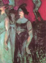 Henri de Toulouse Lautrec - Bilder Gemälde - Messalina