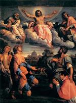 Annibale Carracci - Bilder Gemälde - Christ in Glory