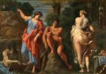 Annibale Carracci - Bilder Gemälde - Hercules at the Crossroads