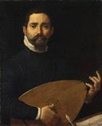Annibale Carracci - Bilder Gemälde - Portrait of Giovanni Gabrielle