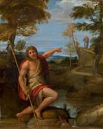 Annibale Carracci  - Bilder Gemälde - Saint John the Baptist Bearing Witness