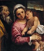 Annibale Carracci  - Bilder Gemälde - The Holy Family