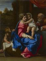 Annibale Carracci  - Bilder Gemälde - The Holy Family with the Infant Saint John the Baptist