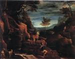 Annibale Carracci  - Bilder Gemälde - The Vision of Saint Eustace