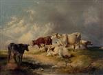 Thomas Sidney Cooper - Bilder Gemälde - Cattle