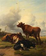 Thomas Sidney Cooper - Bilder Gemälde - Cattle