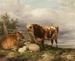 Thomas Sidney Cooper  - Bilder Gemälde - Cattle