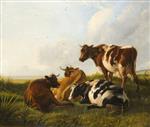 Thomas Sidney Cooper  - Bilder Gemälde - Cattle