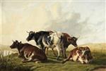 Thomas Sidney Cooper  - Bilder Gemälde - Cows