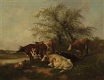 Thomas Sidney Cooper  - Bilder Gemälde - Cows