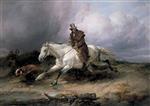 Thomas Sidney Cooper  - Bilder Gemälde - The Stolen Horse