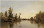 Charles Francois Daubigny - Bilder Gemälde - Banks of the Seine