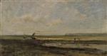 Charles Francois Daubigny - Bilder Gemälde - Beach Scene