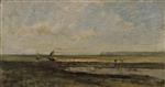 Charles Francois Daubigny - paintings - Beach Scene