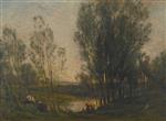 Charles Francois Daubigny - paintings - Crayfish Catchers