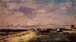 Charles Francois Daubigny - Bilder Gemälde - French Coastal Scene