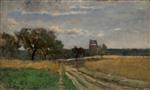 Charles Francois Daubigny  - Bilder Gemälde - Landscape along a Country Road