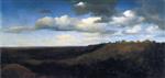 Charles Francois Daubigny  - Bilder Gemälde - Landscape in the Campagna