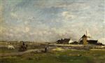 Charles Francois Daubigny  - Bilder Gemälde - Landscape with a Mill