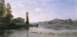 Charles Francois Daubigny  - Bilder Gemälde - Landscape with a River