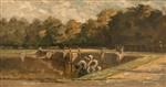 Charles Francois Daubigny  - Bilder Gemälde - Neptune's Pool at Versailles
