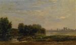 Charles Francois Daubigny  - Bilder Gemälde - On the Oise