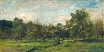 Charles Francois Daubigny  - Bilder Gemälde - Orchard Landscape