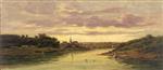 Charles Francois Daubigny  - Bilder Gemälde - River Scene 