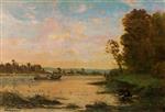 Charles Francois Daubigny  - Bilder Gemälde - Summer Morning on the Oise