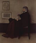 James Abbott McNeill Whistler - Bilder Gemälde - Portrait des Thomas Carlyle