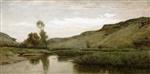 Charles Francois Daubigny  - Bilder Gemälde - The Big Valley of the Optevoz