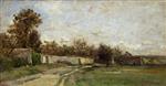 Charles Francois Daubigny  - Bilder Gemälde - The Garden Wall