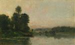 Charles Francois Daubigny  - Bilder Gemälde - The Hillsides of Méry-sur-Oise, Opposite Auvers