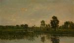 Charles Francois Daubigny  - Bilder Gemälde - The Marsh