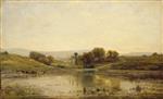 Charles Francois Daubigny  - Bilder Gemälde - The Pool