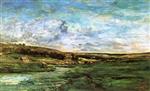 Charles Francois Daubigny  - Bilder Gemälde - The Valley of the Arques