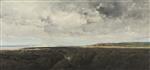 Charles Francois Daubigny  - Bilder Gemälde - Villerville seen from Le Ratier