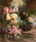 Victor Gabriel Gilbert - Bilder Gemälde - Flower Seller